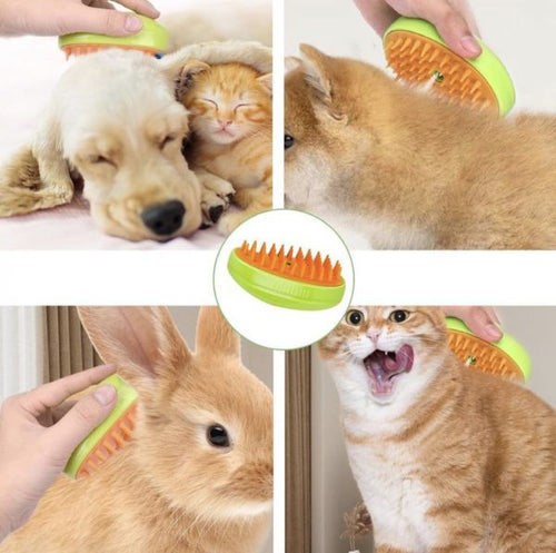 Cepillo a Vapor 3 en 1 para Mascotas