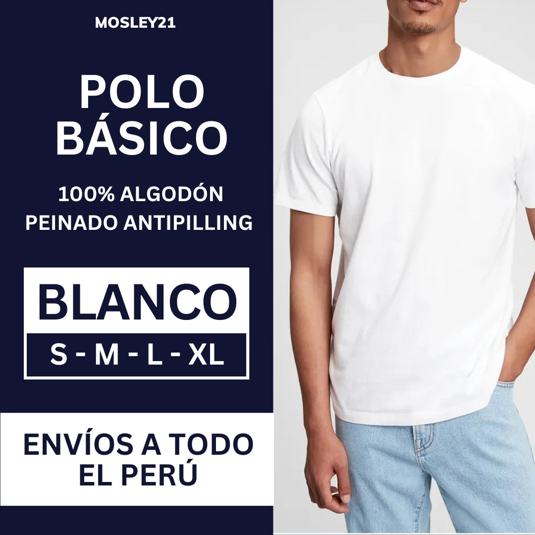 Polo Básico Algodón con Antipilling