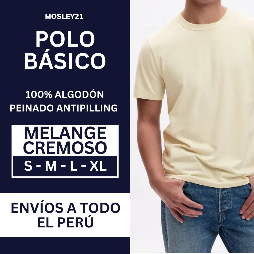 Polo Básico Algodón con Antipilling
