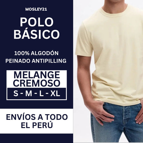 Polo Básico Algodón con Antipilling